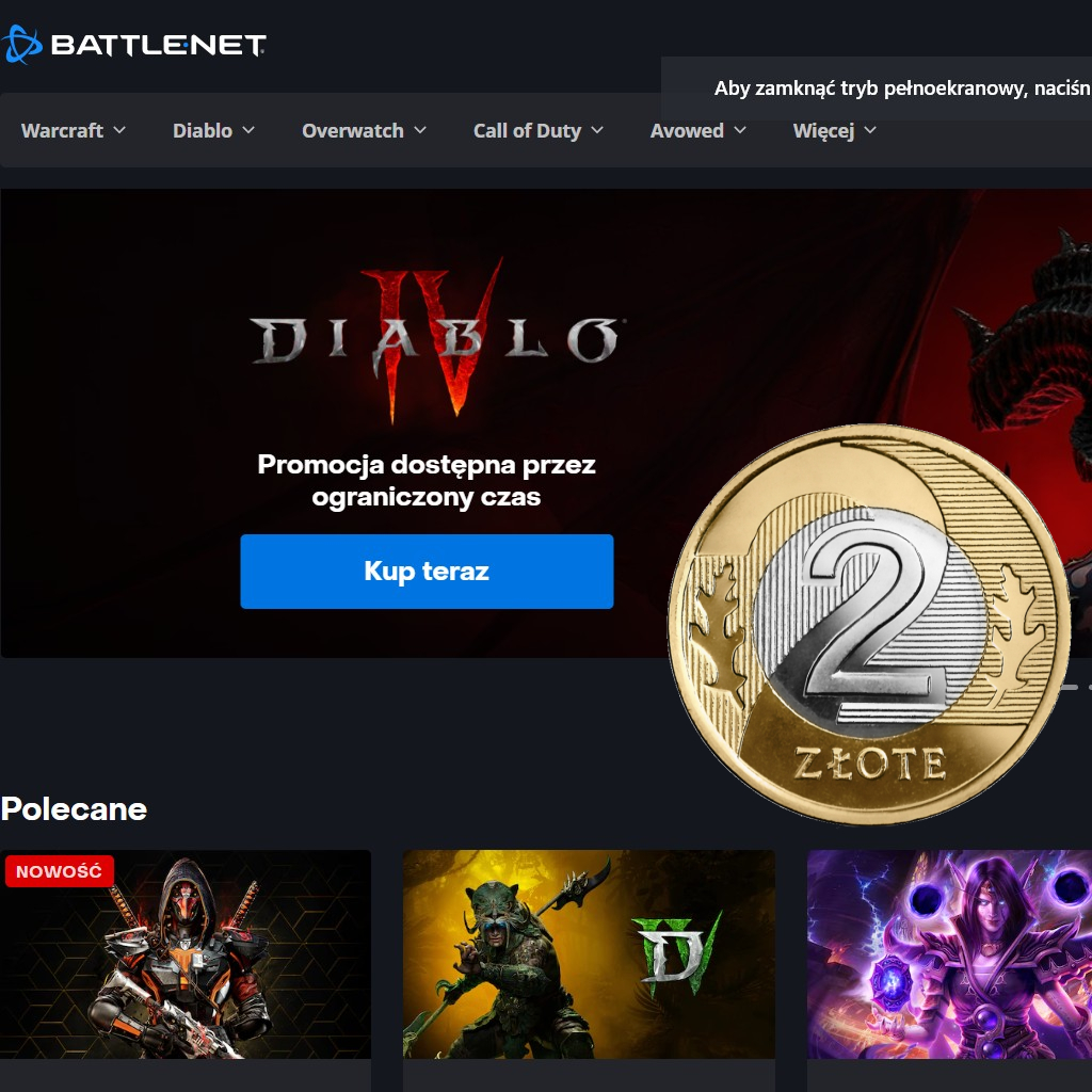 Polska waluta na Battle.net